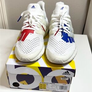Adidas ULTRABOOST UNDFTD Sneakers - White, Red, and Blue